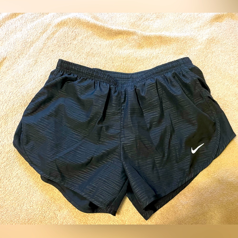 Nike dri-fit running shorts with liner. Worn once and too small. Textured black